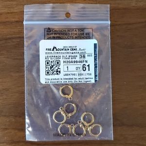 Leverback ear wires.